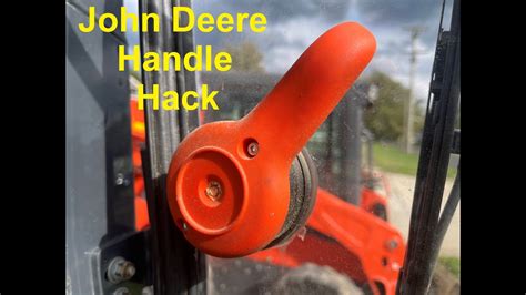 john deere t handle skid steer|skid steer thread controls.